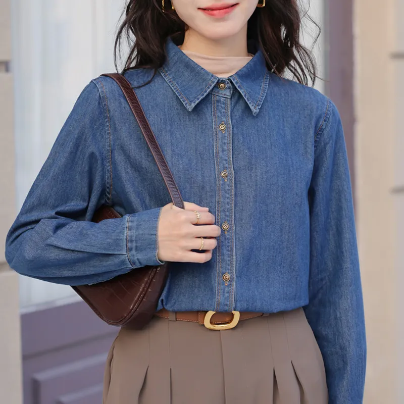 DonnaZilan Shirts Women's Blue-4