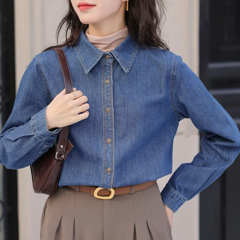 DonnaZilan Shirts Women's Blue-2