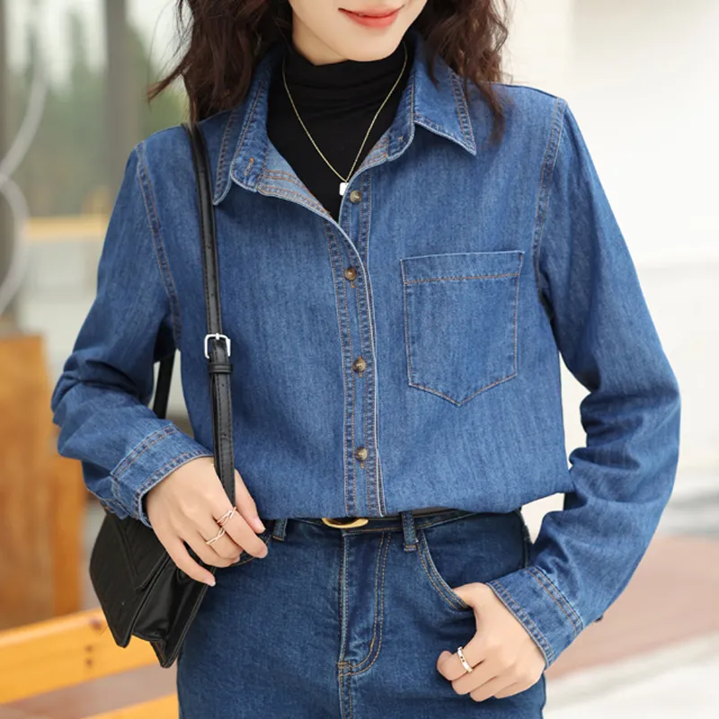 DonnaZilan Shirts Women's Blue-4