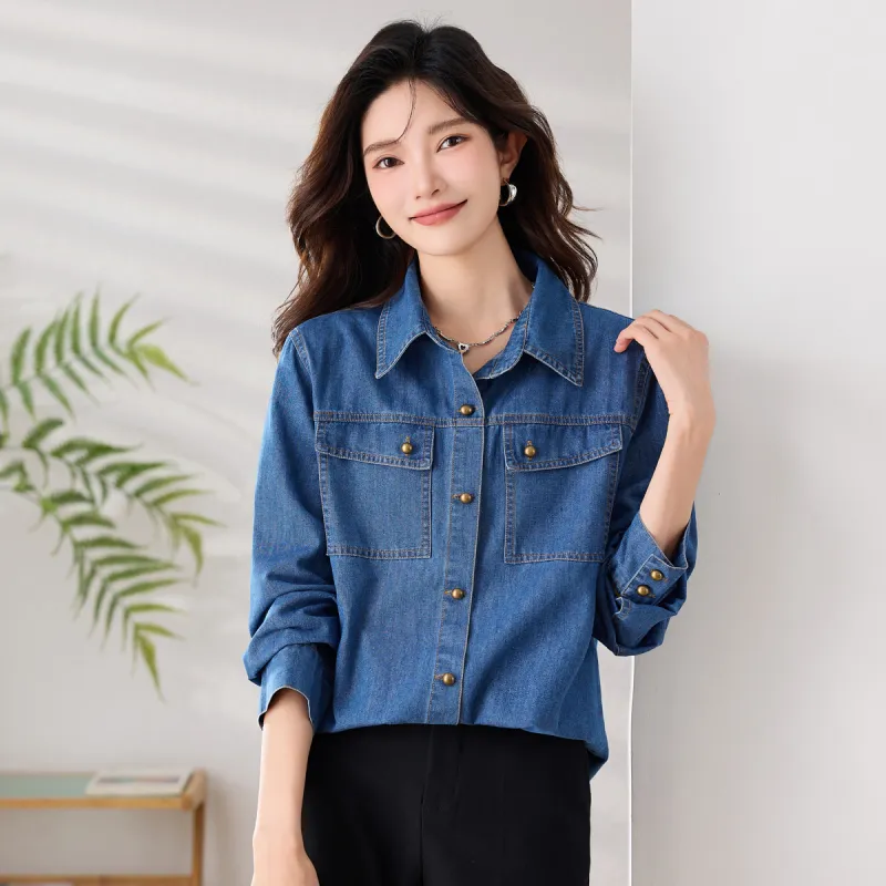 DonnaZilan Shirts Women's Blue-3