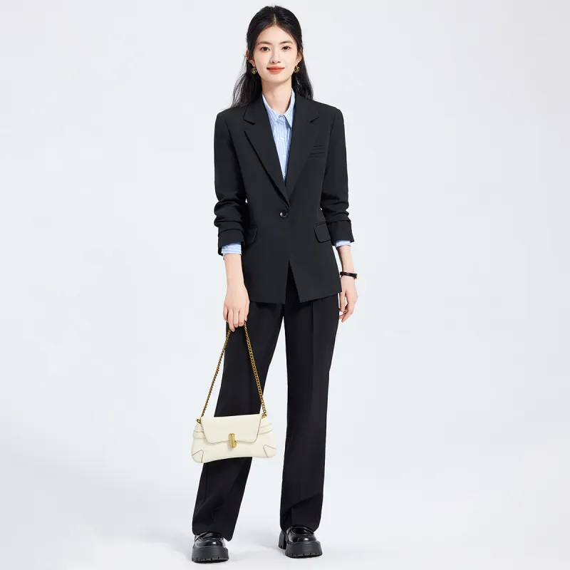 DonnaZilan Business Suit Women's Black-3