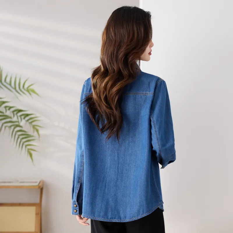 DonnaZilan Shirts Women's Blue-5
