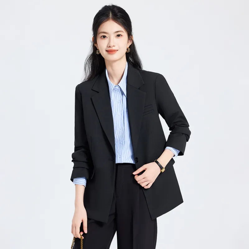 DonnaZilan Business Suit Women's Black-4