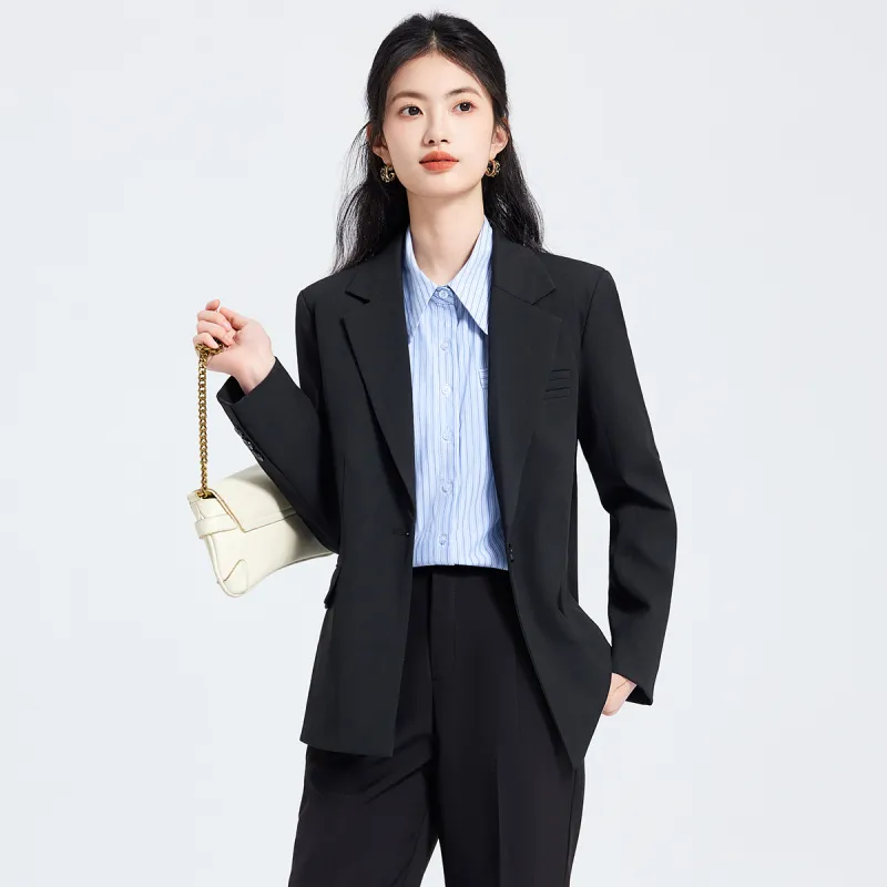 DonnaZilan Business Suit Women's Black-6