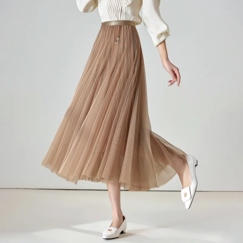 DonnaZilan Casual Long Skirt Women's-5