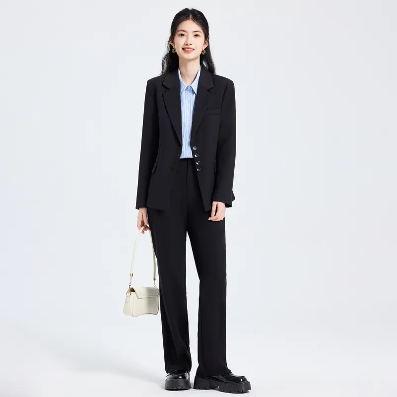 DonnaZilan Business Suits Women's Black-3