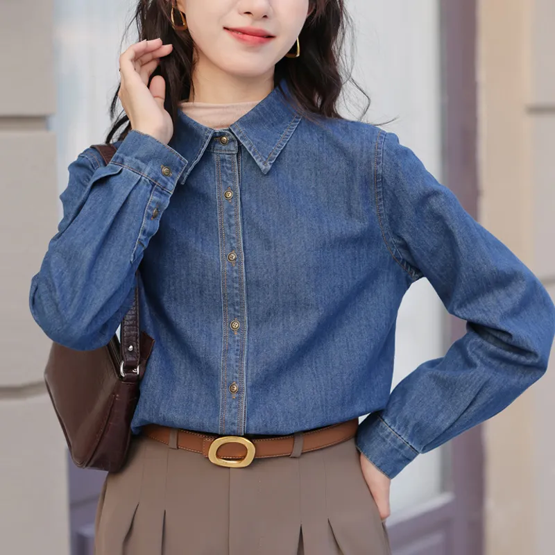 DonnaZilan Shirts Women's Blue-3