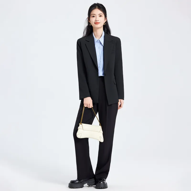 DonnaZilan Business Suit Women's Black-2