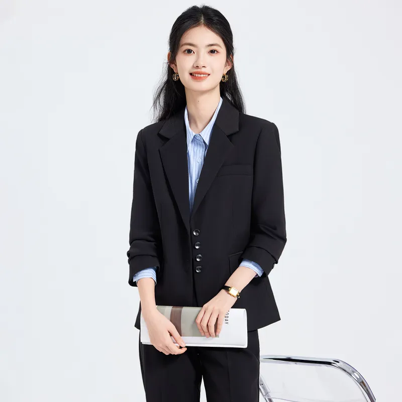 DonnaZilan Business Suits Women's Black-6