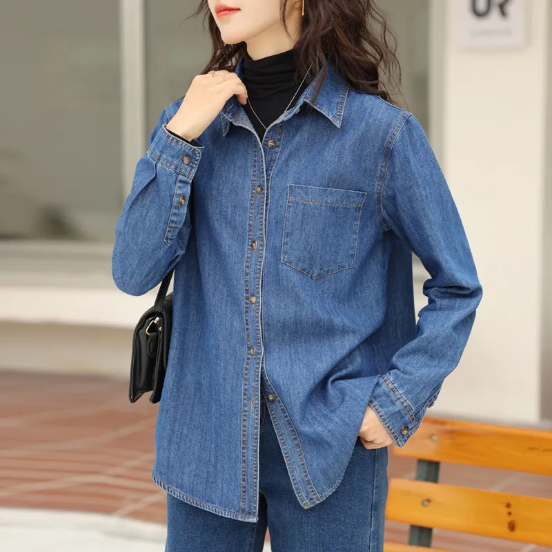 DonnaZilan Shirts Women's Blue-2