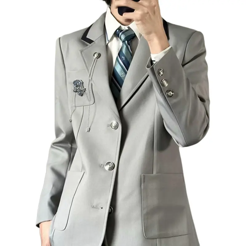 Imcrasy Business Suits Unisex Gray-1