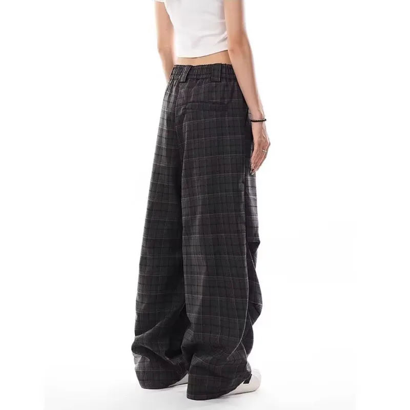 Imcrasy Casual Pants Unisex Gray-5