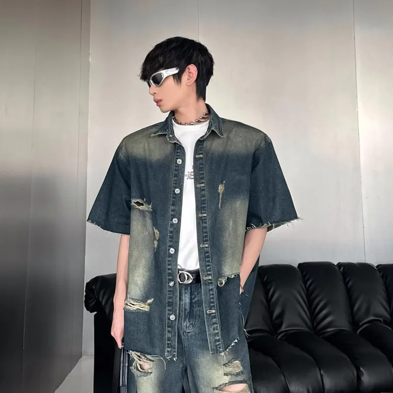 Imcrasy Shirt Unisex Vintage Blue-7