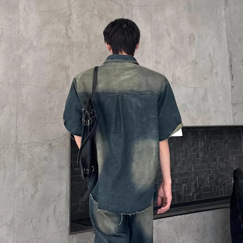 Imcrasy Shirt Unisex Vintage Blue-4