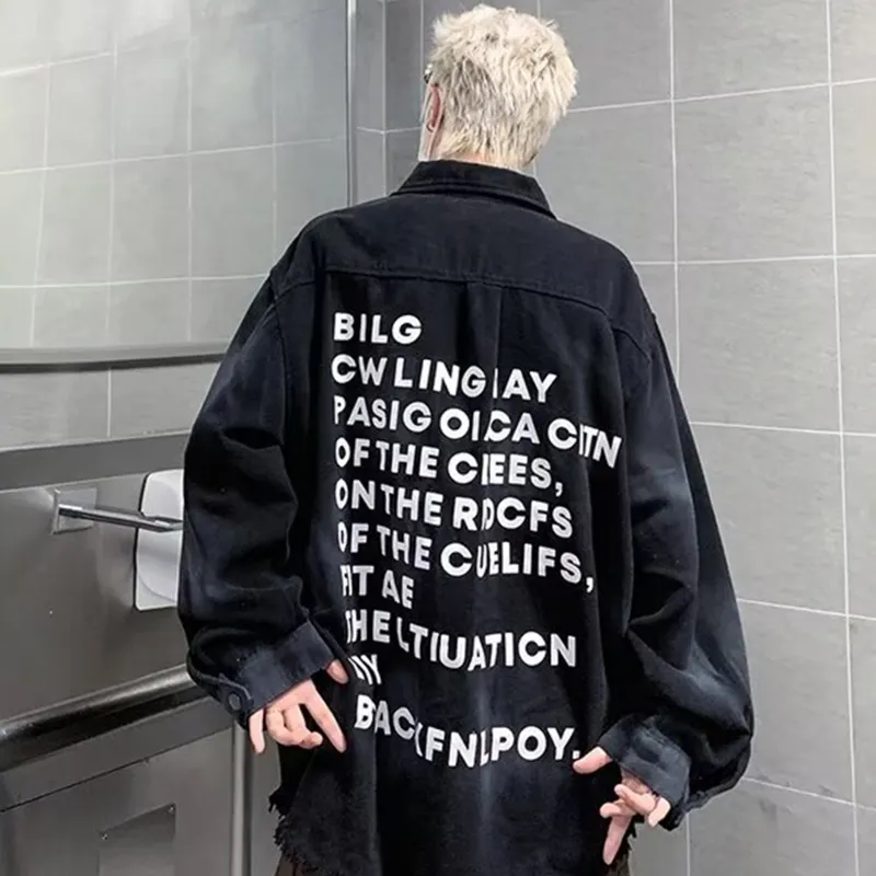 HOKLV Denim Jackets Unisex-1