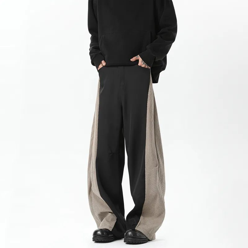 Imcrasy Casual Pants Unisex Black-3
