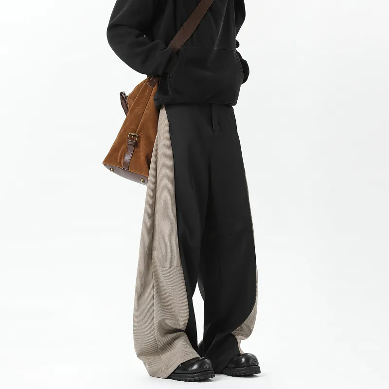 Imcrasy Casual Pants Unisex Black-1