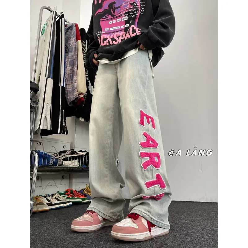 Imcrasy Jeans Unisex Image Color-4