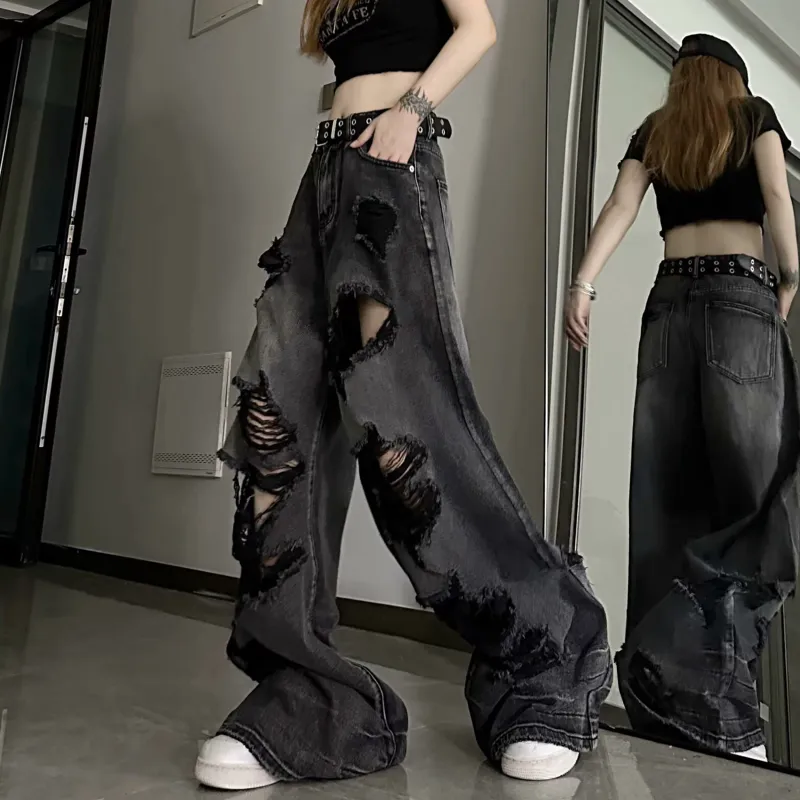 Imcrasy Jeans Unisex Black-1