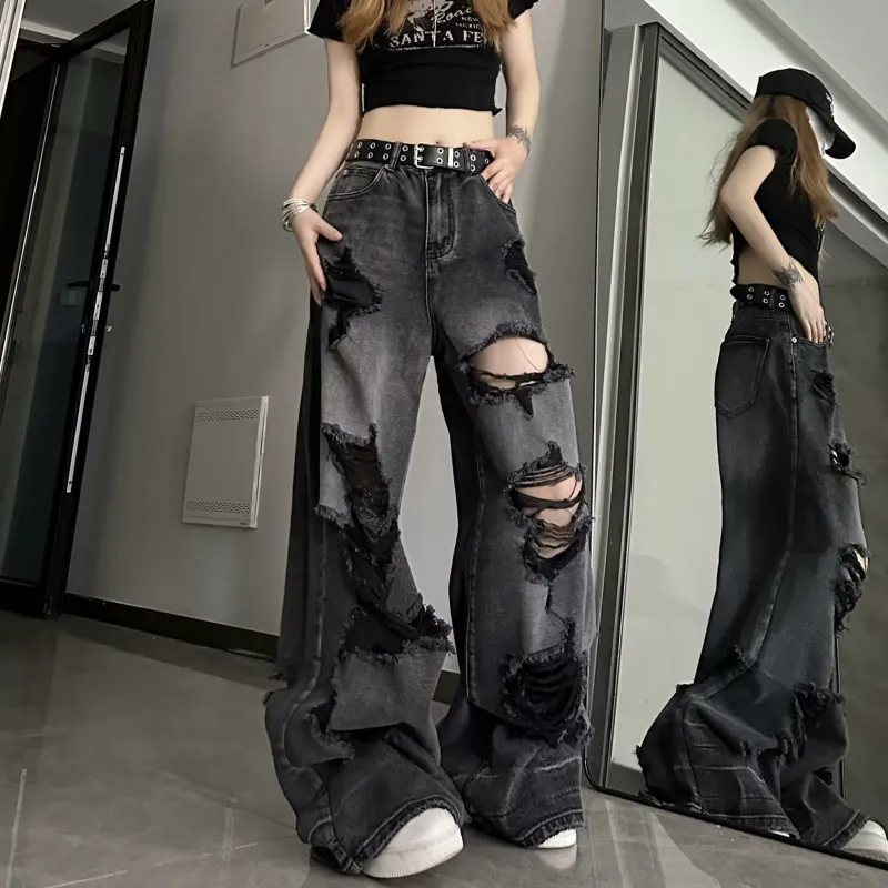 Imcrasy Jeans Unisex Black-2