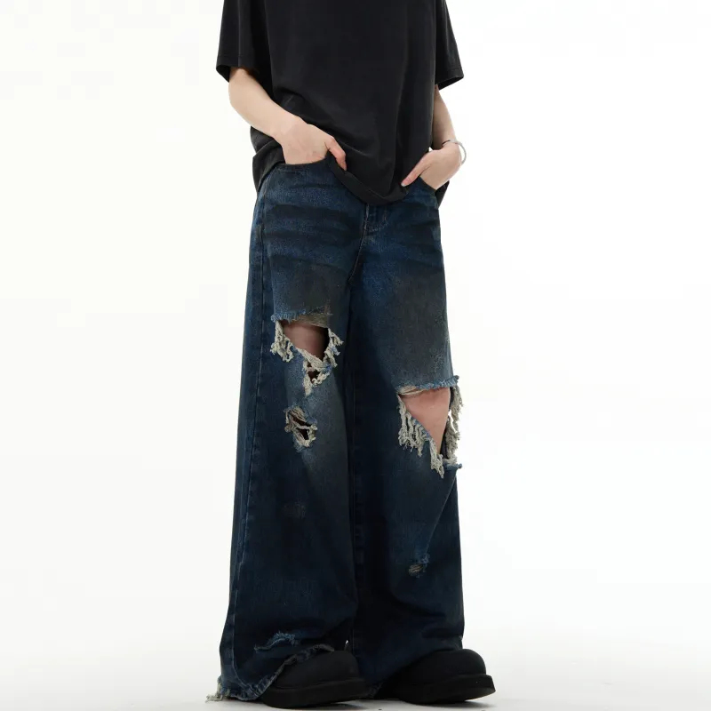 Imcrasy Jeans Unisex Blue-5