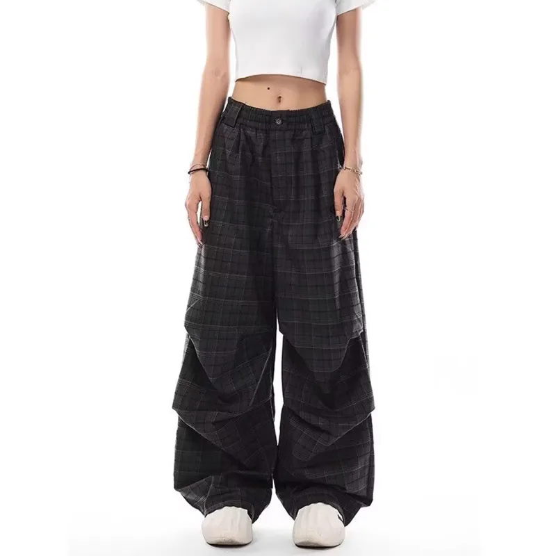 Imcrasy Casual Pants Unisex Gray-1