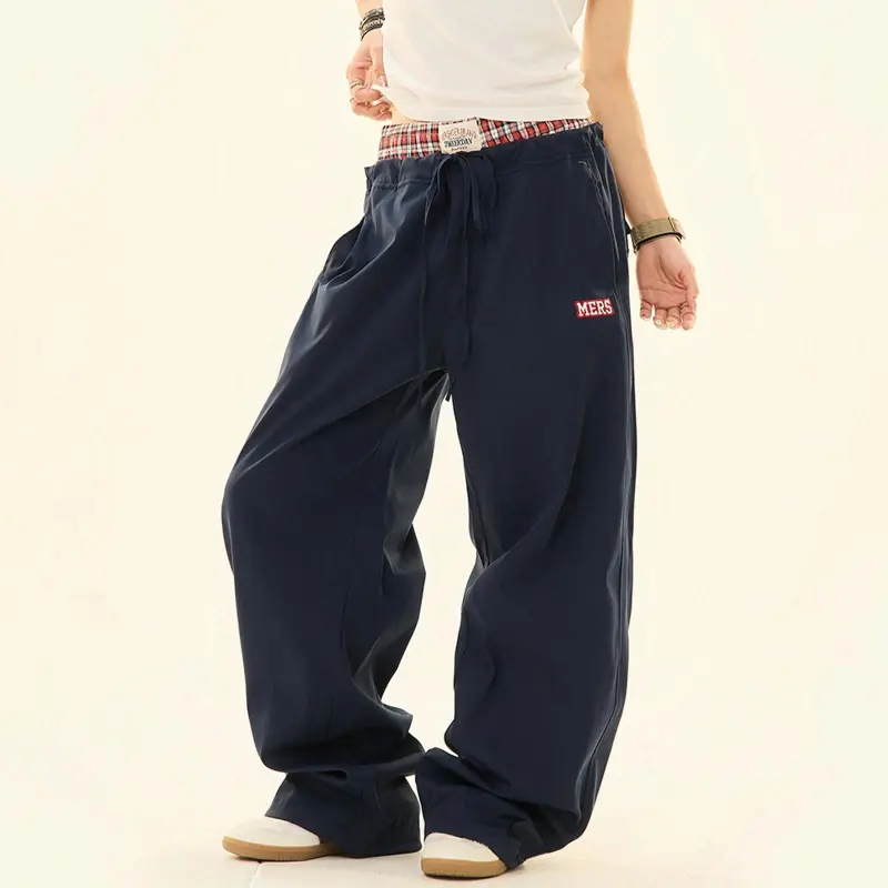 WELTER EXPERIMENT Loose Fit Luxury Streetwear Trendy Brand Casual Pants Unisex-6