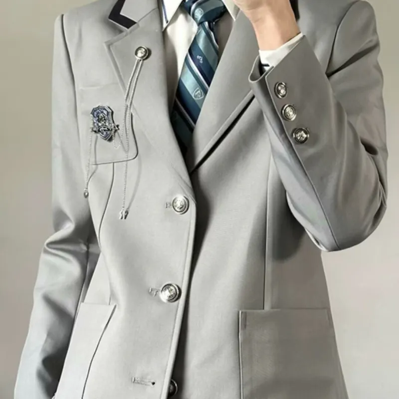 Imcrasy Business Suits Unisex Gray-3