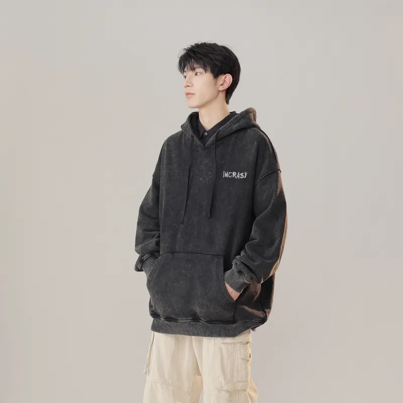 Imcrasy Sweatshirts Unisex Black Gray-2