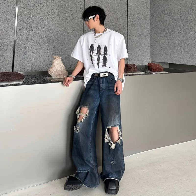 Imcrasy Jeans Unisex Blue-1