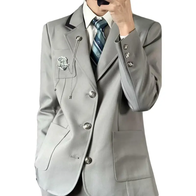 Imcrasy Business Suits Unisex Gray-2