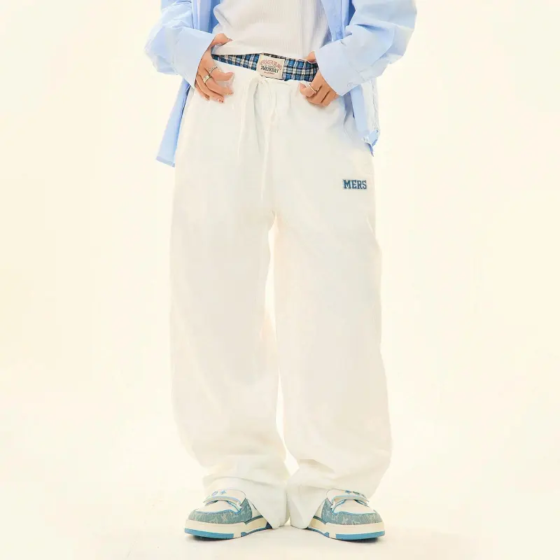 WELTER EXPERIMENT Loose Fit Luxury Streetwear Trendy Brand Casual Pants Unisex-13