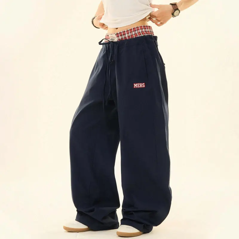 WELTER EXPERIMENT Loose Fit Luxury Streetwear Trendy Brand Casual Pants Unisex-7