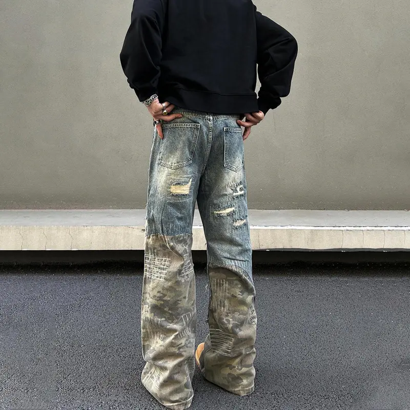 WELTER EXPERIMENT Trendy Essential Jeans Unisex Classic Blue-4