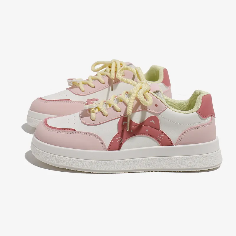 Babaya Lightweight Breathable Height Increasing Low Top Skateboard Shoes Women's-8
