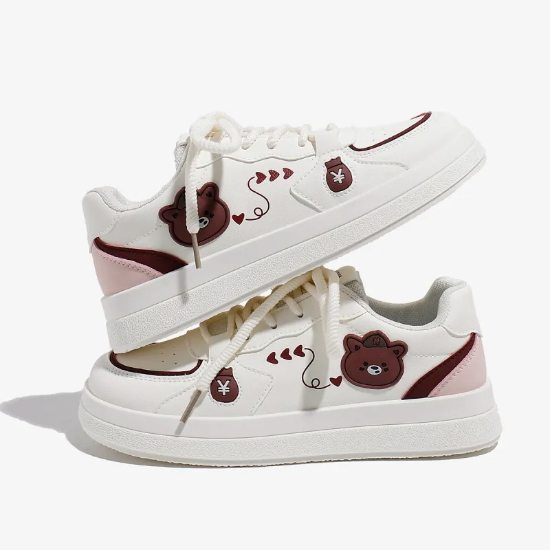 Babaya Coverage Slip Resistant Lightweight Breathable Height Increasing Low Top Skateboard Shoes Women's-4