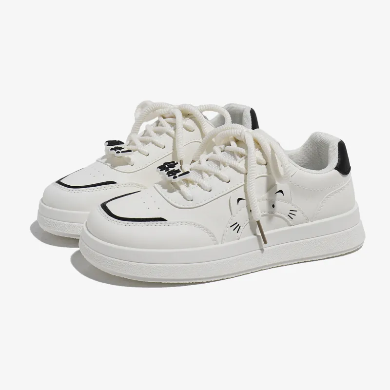 Babaya Lightweight Breathable Height Increasing Low Top Skateboard Shoes Women's-3
