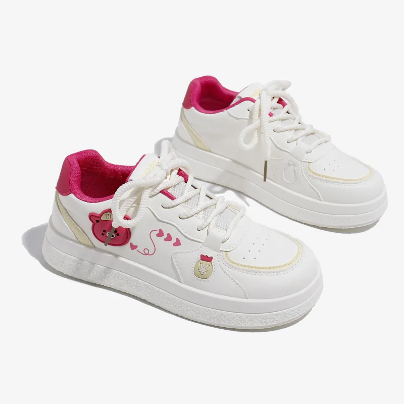 Babaya Coverage Slip Resistant Lightweight Breathable Height Increasing Low Top Skateboard Shoes Women's-7