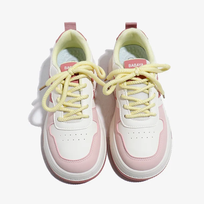 Babaya Waterproof, Abrasion Resistant, Lightweight, Breathable, Height Increasing Low Top Skateboard Shoes Women's-3