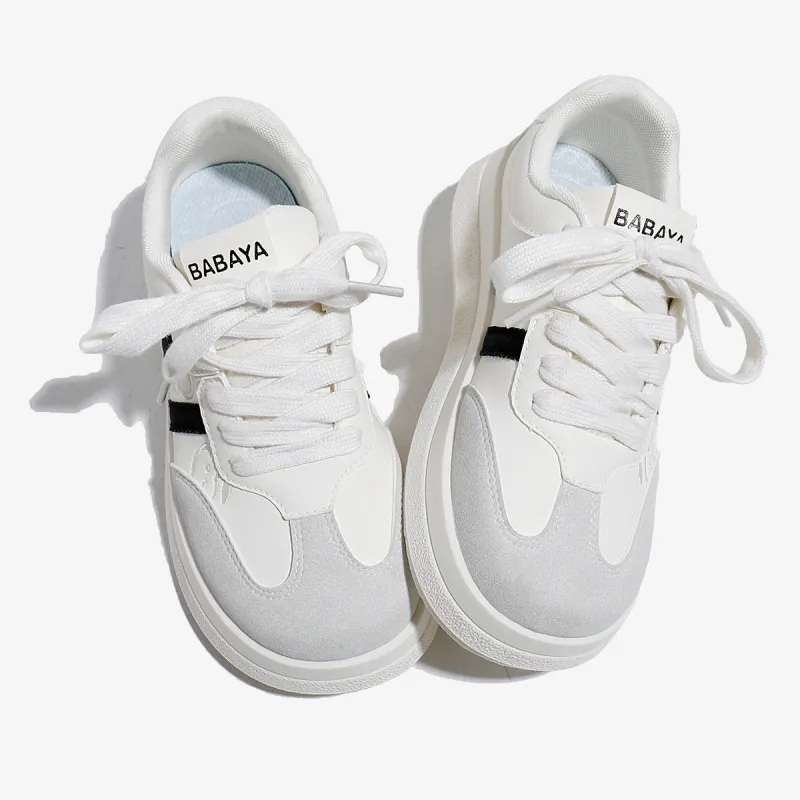 Babaya Coverage Slip Resistant Height Increasing Low Top Skateboard Shoes Women's-7