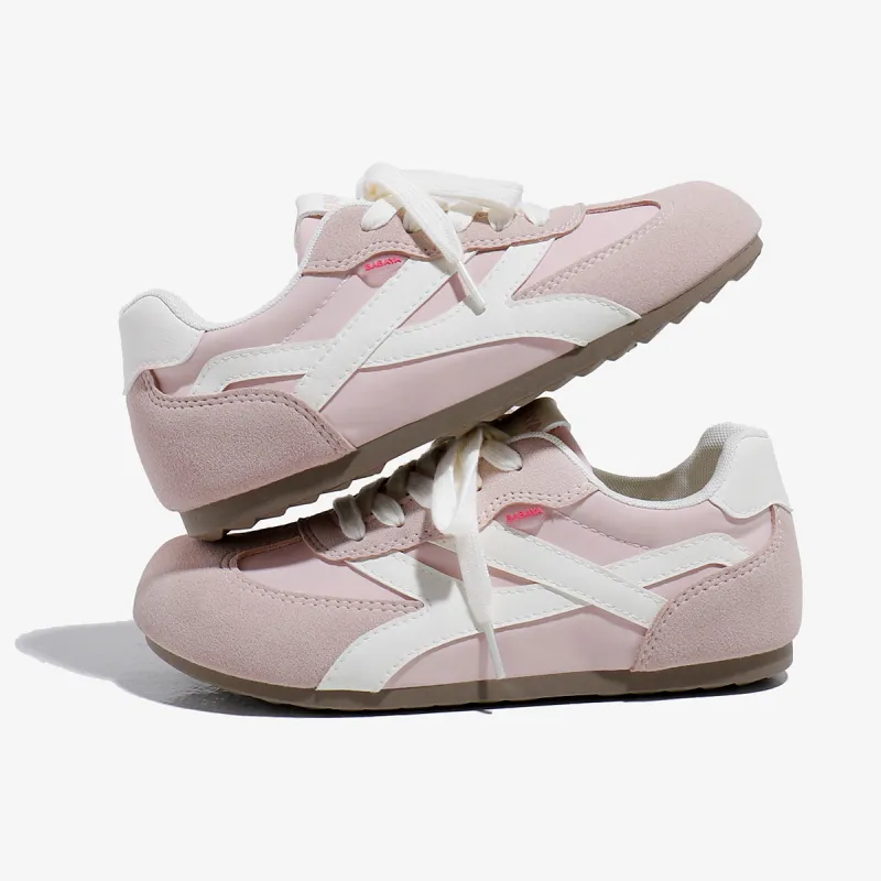 Babaya Casual Shoes Women's Low Top Beige/Pink/Yellow-7