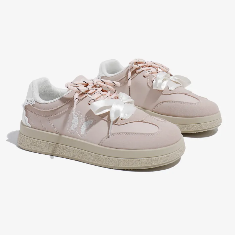 Babaya Slip Resistant Cushioning, Lightweight, Breathable, Height Increasing Skateboard Shoes Women's-8