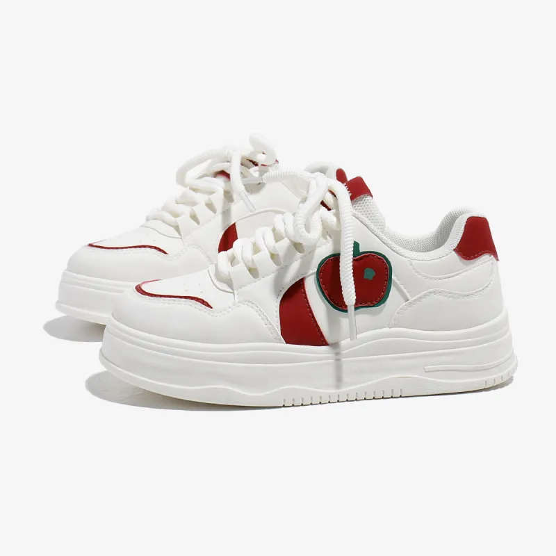 Babaya Korean Campus Style Students Platform Skateboard Shoes Women's-1