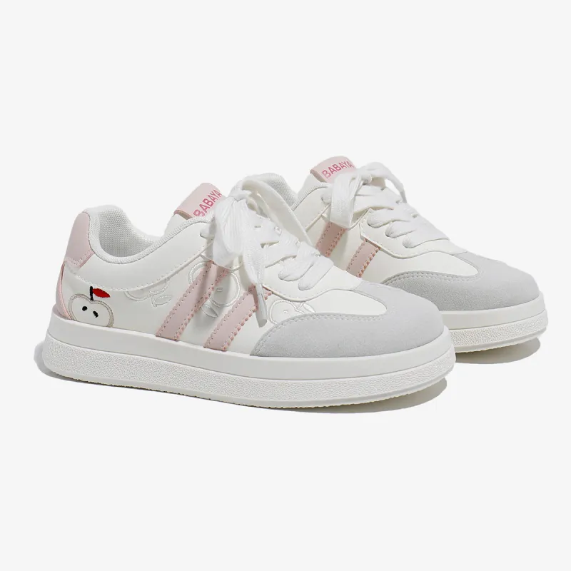 Babaya Coverage Slip Resistant Height Increasing Low Top Skateboard Shoes Women's-1