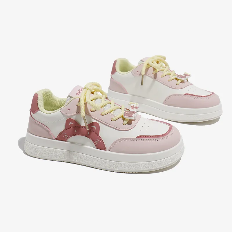 Babaya Lightweight Breathable Height Increasing Low Top Skateboard Shoes Women's-6