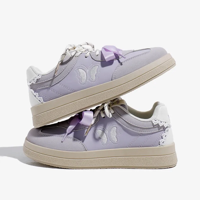 Babaya Slip Resistant Cushioning, Lightweight, Breathable, Height Increasing Skateboard Shoes Women's-17