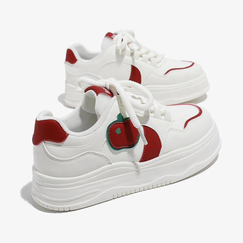 Babaya Korean Campus Style Students Platform Skateboard Shoes Women's-3