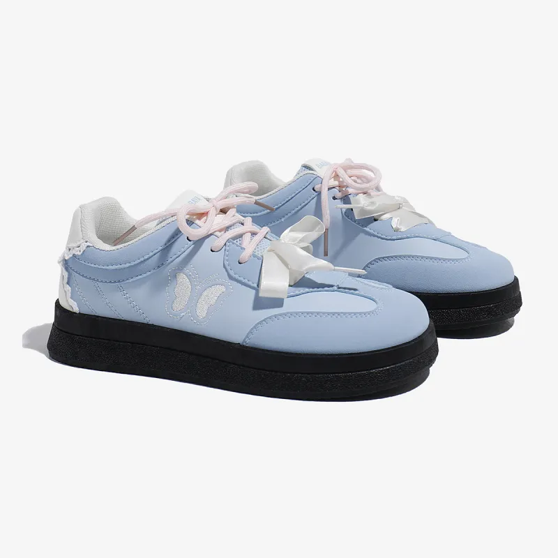 Babaya Slip Resistant Cushioning, Lightweight, Breathable, Height Increasing Skateboard Shoes Women's-23