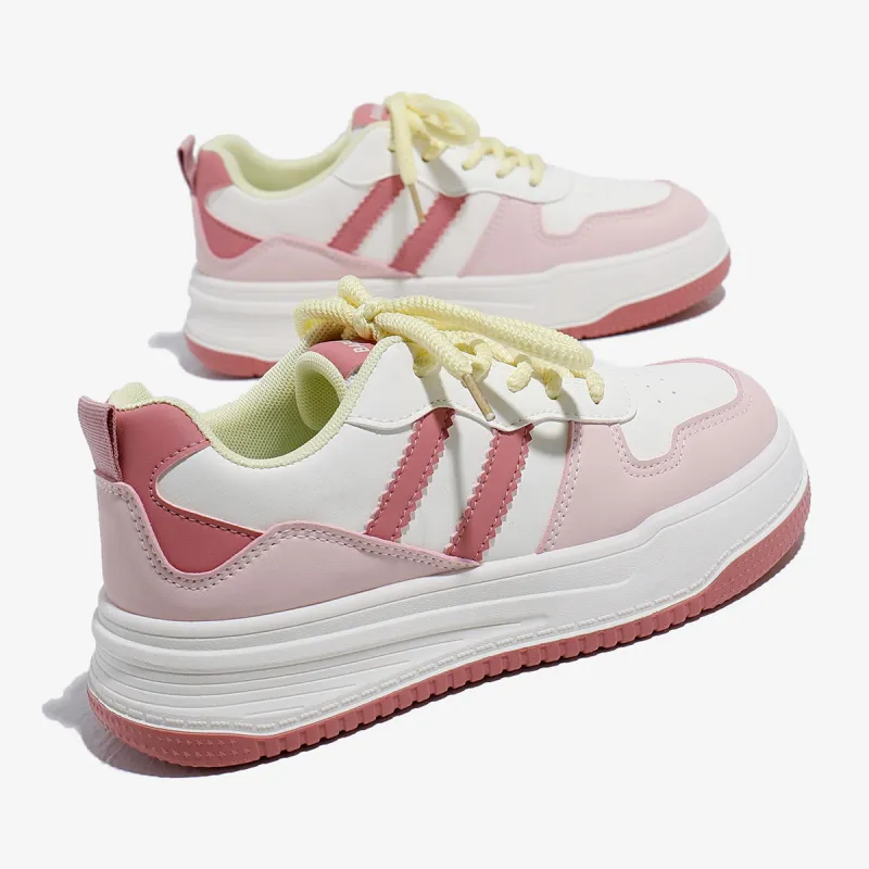 Babaya Waterproof, Abrasion Resistant, Lightweight, Breathable, Height Increasing Low Top Skateboard Shoes Women's-2