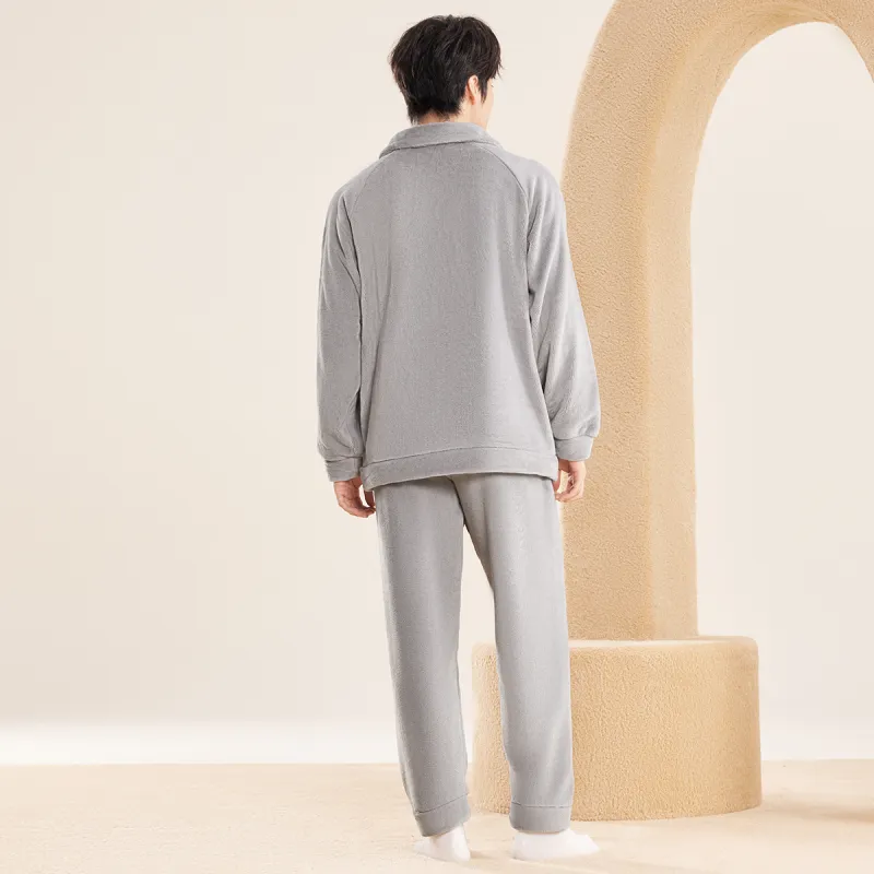 Red Beans At Home Pajama Set Men's-3
